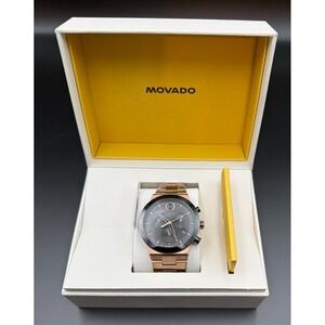 Movado Mens Bold Fusion Swiss Quartz Chronograph Bronze 3600898